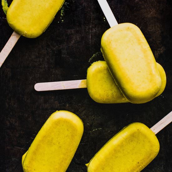 Golden Milk CBD Popsicles