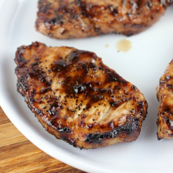 Balsamic Dijon Pork Chops