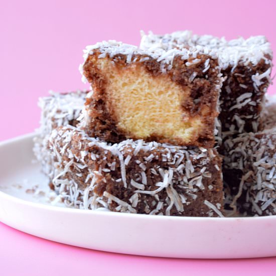 Homemade Lamingtons
