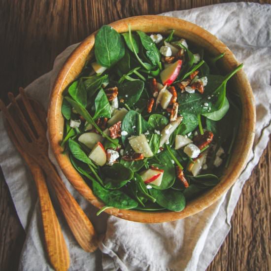 Spinach Salad & Dressing