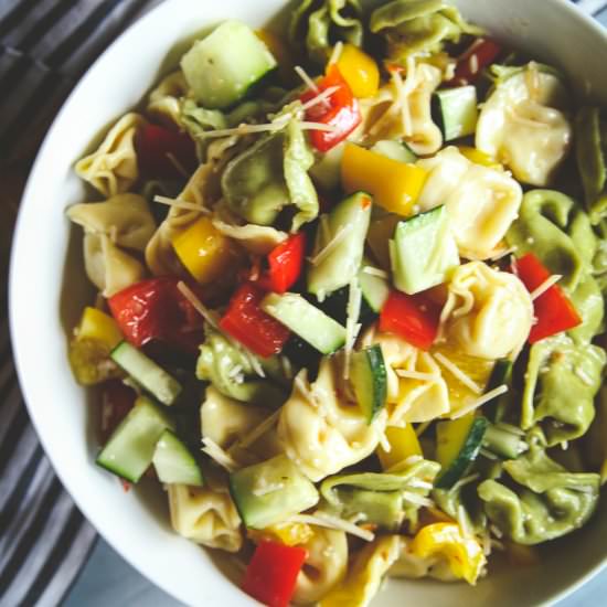 5 Ingredient Tortellini Pasta Salad