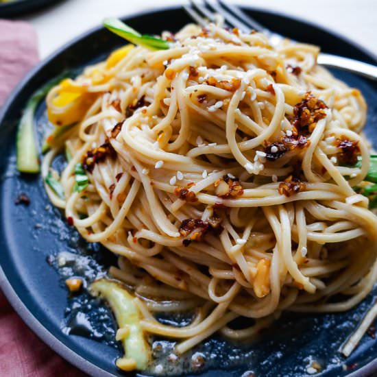 Peanut Noodles with Sichuan Chili