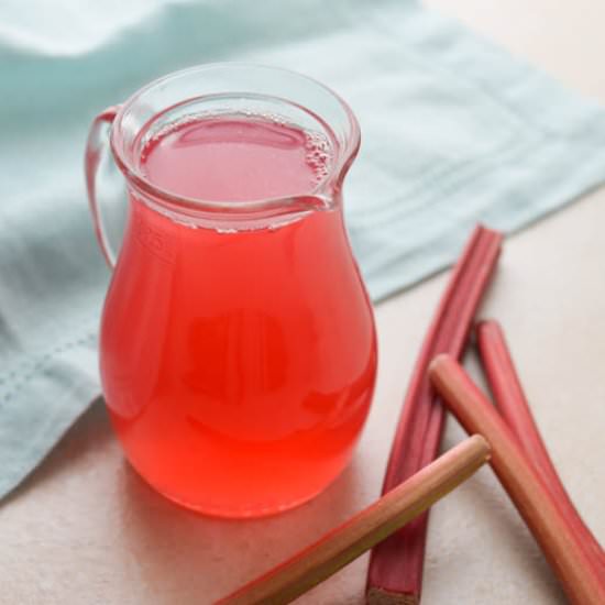 Rhubarb Ginger Simple Syrup