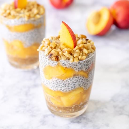 Raw Peaches & Cream Cobbler