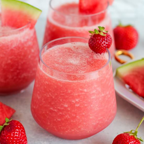 Frosé (frozen wine slushies)
