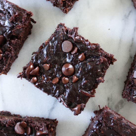 Best Vegan GF  Zucchini Brownies