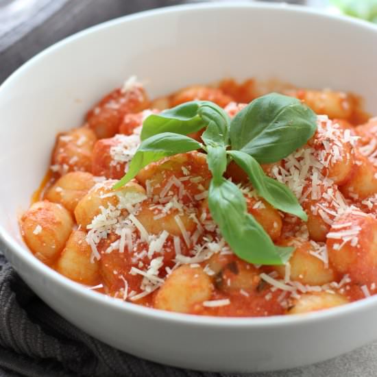Tomato Basil Gnocchi