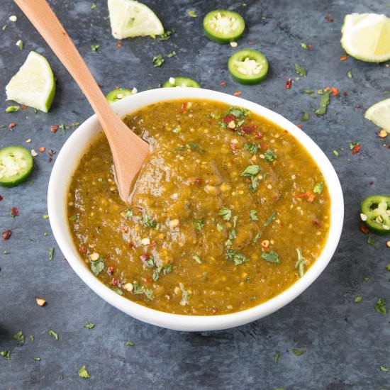 Homemade Green Enchilada Sauce