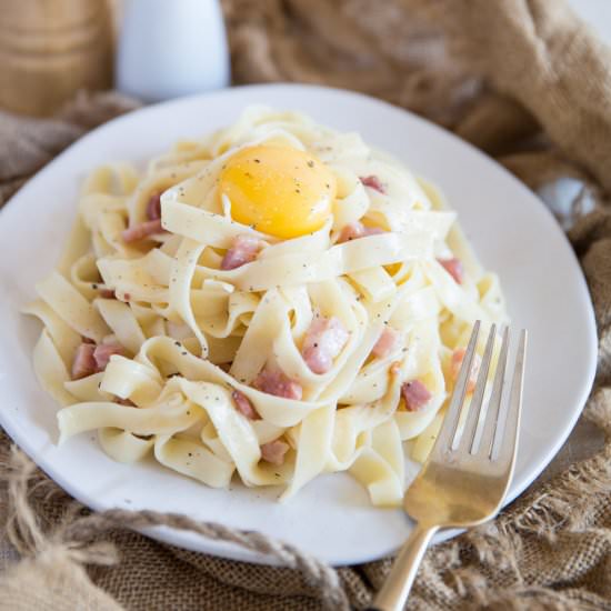 Fettuccine Carbonara