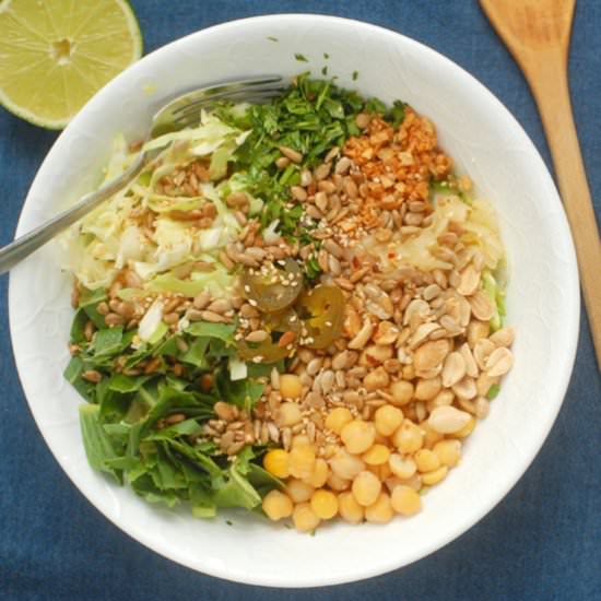 Burmese Ginger and Garlic Salad