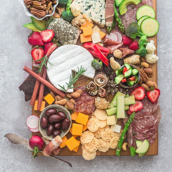 Low Carb Cheese Board
