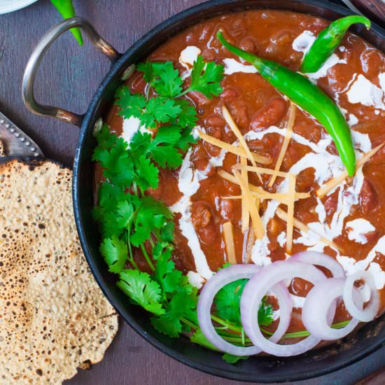 Restaurant Style Rajma Masala