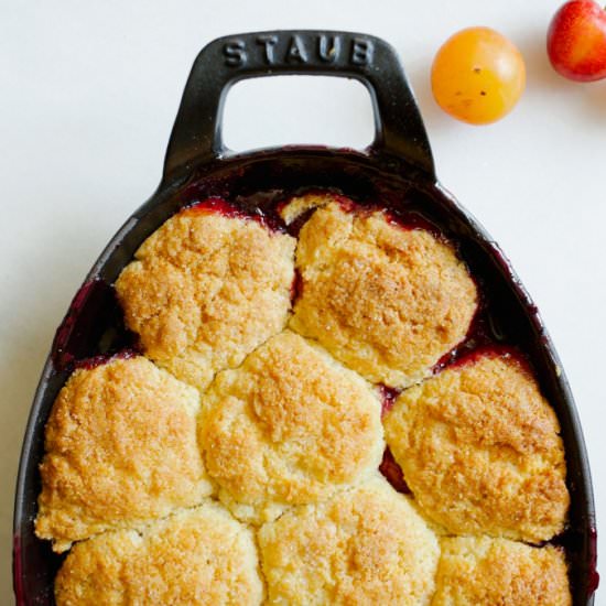 Stone Fruit Skillet Cobbler