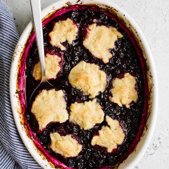 Gluten-Free Blueberry Cobbler