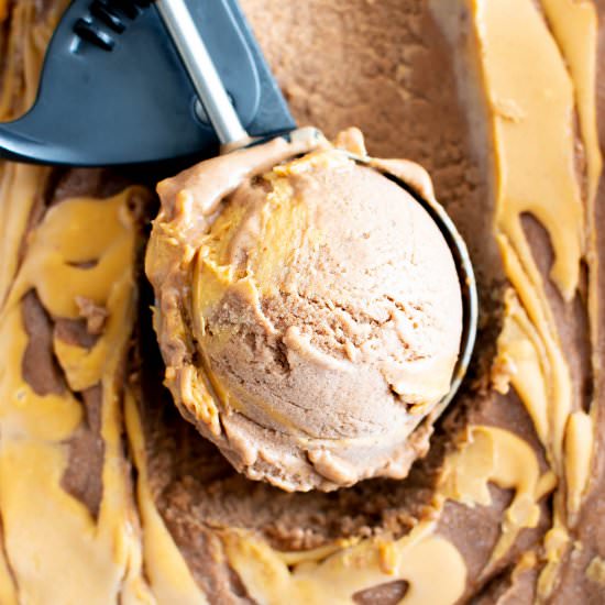Healthy Chocolate PB Ice Cream