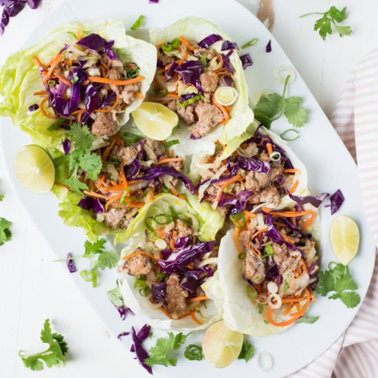 Sweet & Sour Lettuce Wraps