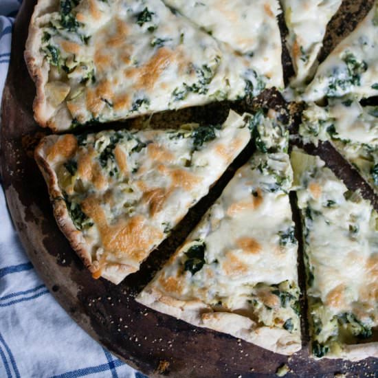 Chicken, Spinach & Artichoke Pizza