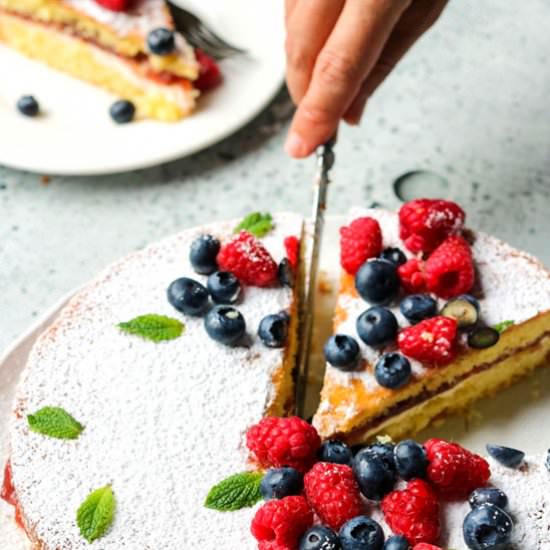 TORTA PARADISO WITH CREAM CHEESE &