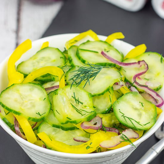 Cold Cucumber Salad