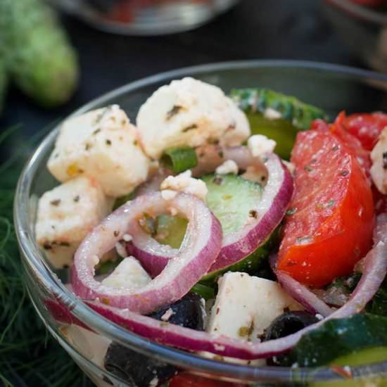 Vegan Greek Salad
