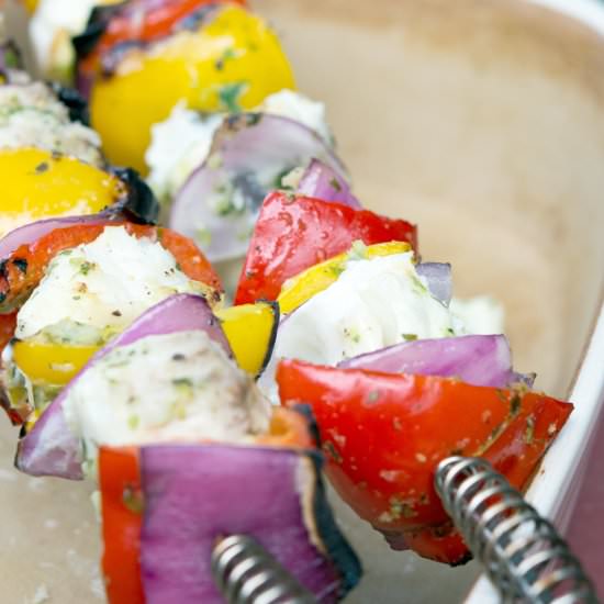 Cabin Halibut Skewers
