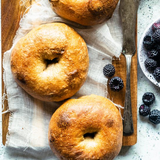 Sourdough Cinnamon Raisin Bagels