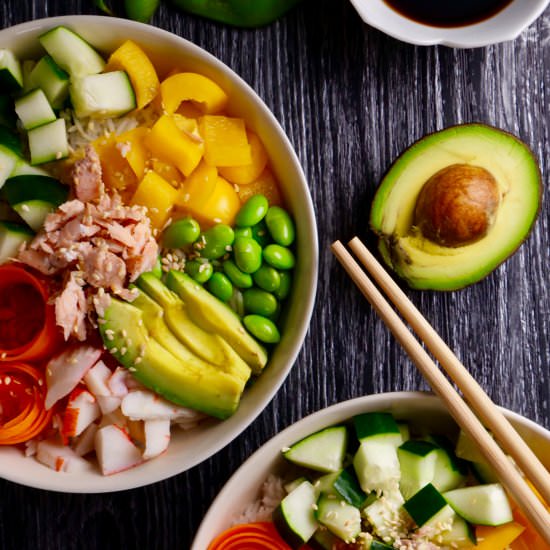 Homemade Poke Bowl