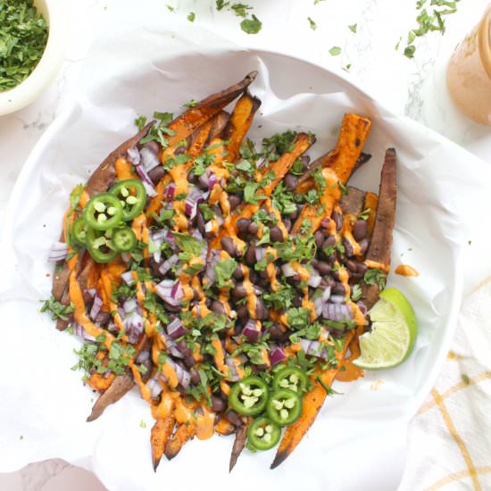 Loaded Sweet Potato Fries