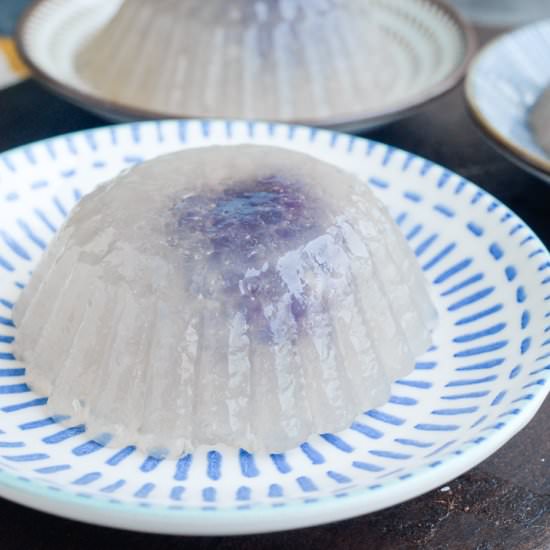 Purple Yam Sago Cake