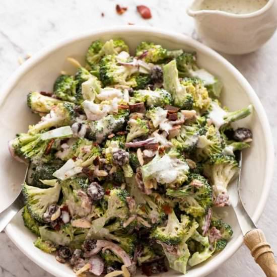 BROCCOLI SALAD & CREAMY DRESSING