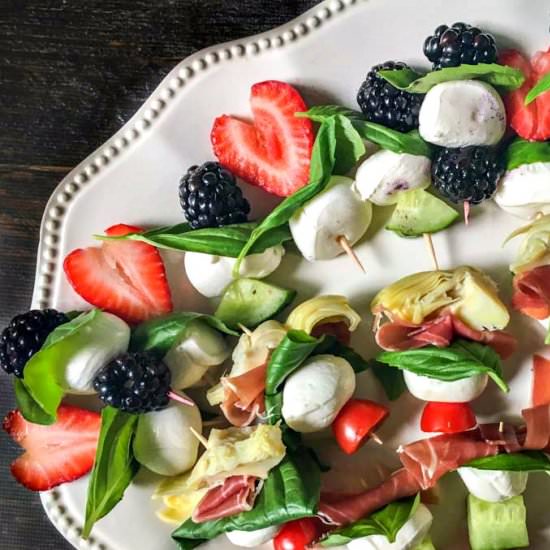 Easy Caprese Kebabs