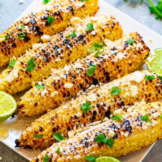 Grilled Mexican Corn