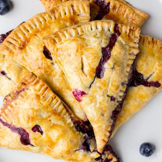 Rustic Lemon Blueberry Hand Pies