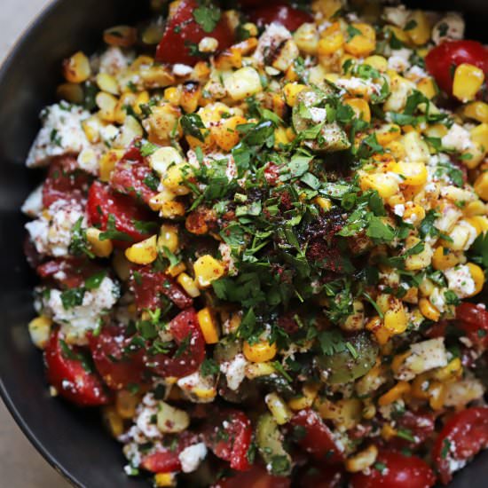 corn and sumac salad