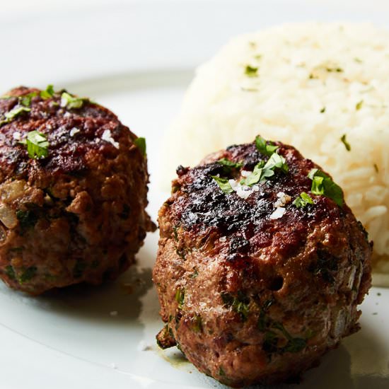 Pan Fried Meatballs