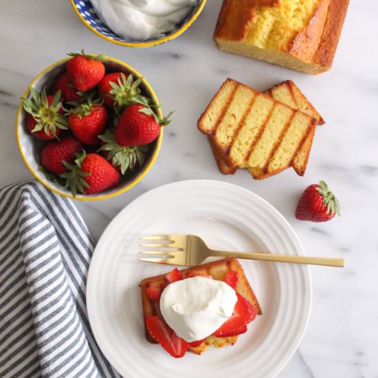 Grilled Strawberry Shortcake