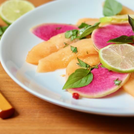 Thai Melon and Radish Salad