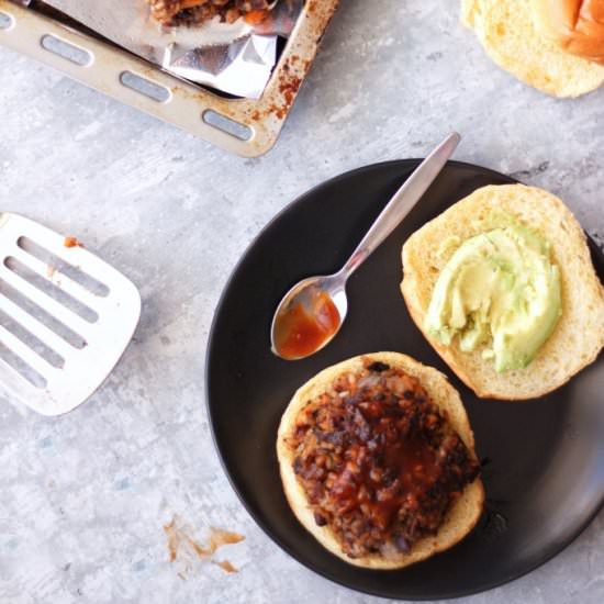 BBQ Black Bean Burger