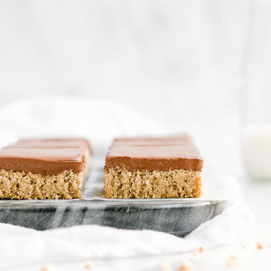 Flourless Peanut Butter Cookie Bars
