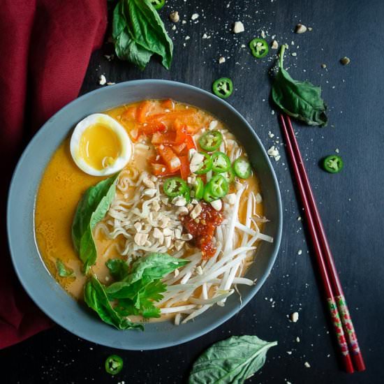 Instant Pot Thai Red Curry Ramen
