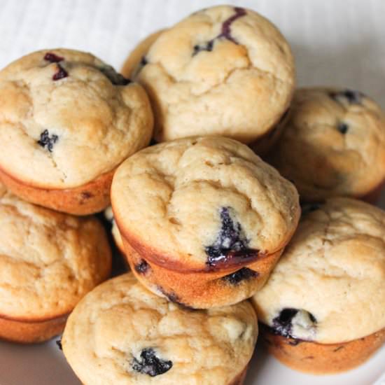 Healthy Blueberry Muffins