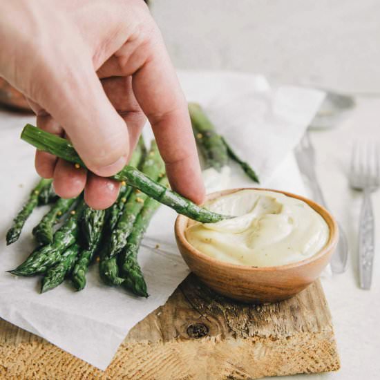 Asparagus and Anchovies Mayo