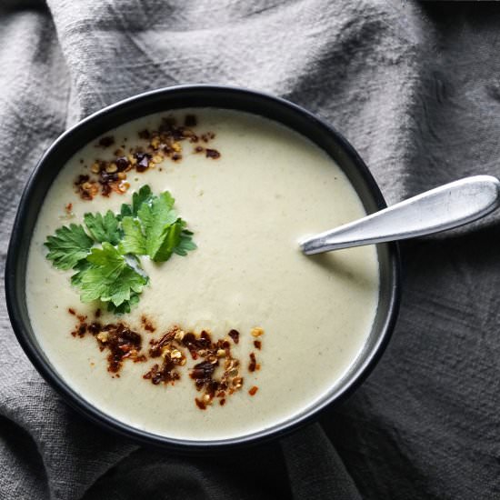 Creamy Summer Celery Soup