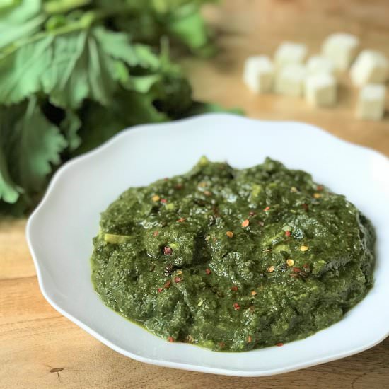 Saag Paneer in Instant Pot
