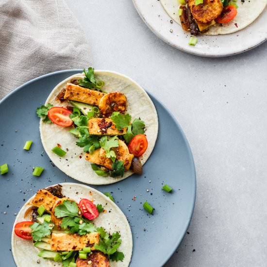 Marinated Tofu Tacos