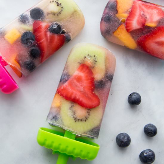 Fresh Fruit Popsicles