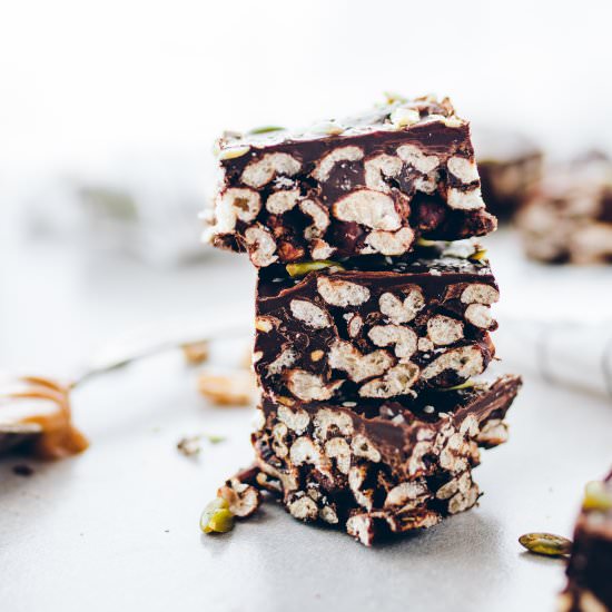 Vegan Chocolate Kamut Bars