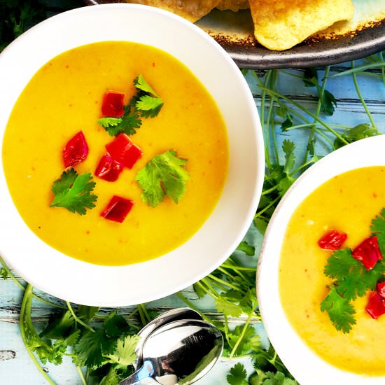 Refreshing Mango Gazpacho