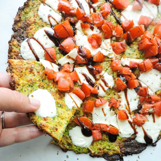 Low Carb Zucchini Pizza Crust