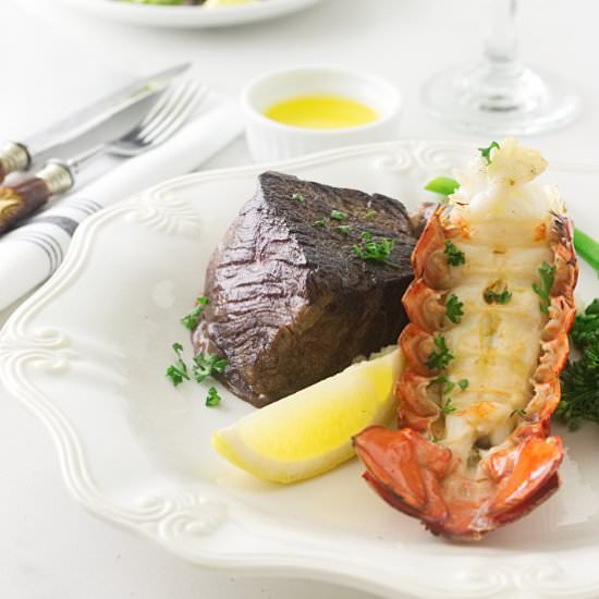 steak and lobster